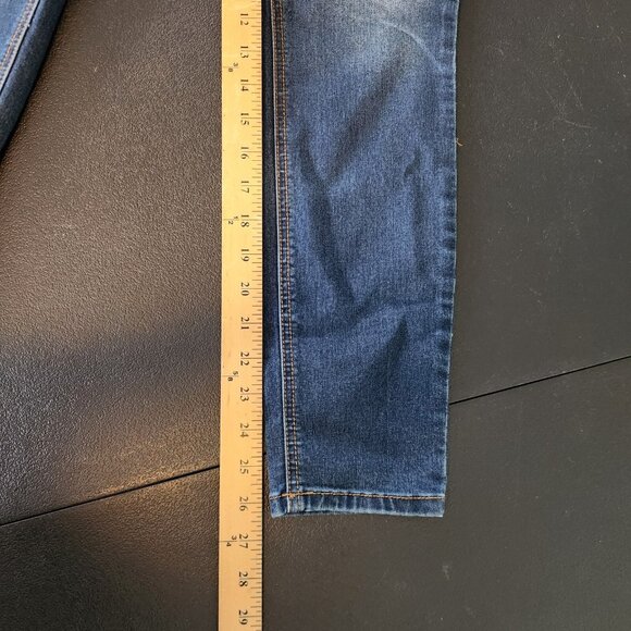 Womens Free People Jeans Blue Denim Stretch Slim Fit Size 26x26 EUC - Picture 11 of 11